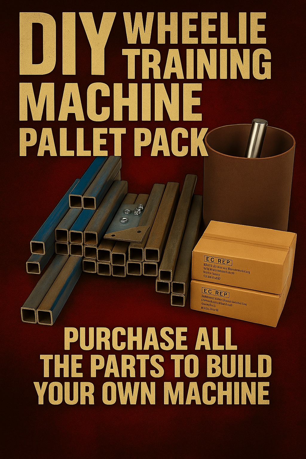 DIY-Wheelie Training Machine Pallet Kit