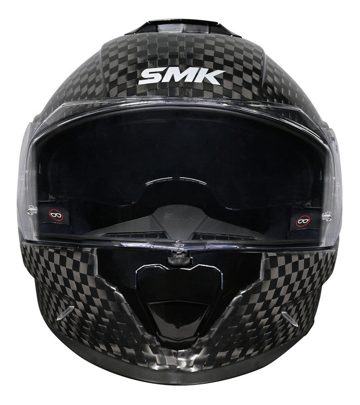 SMK Titan V2 Carbon Gloss Black Helmet