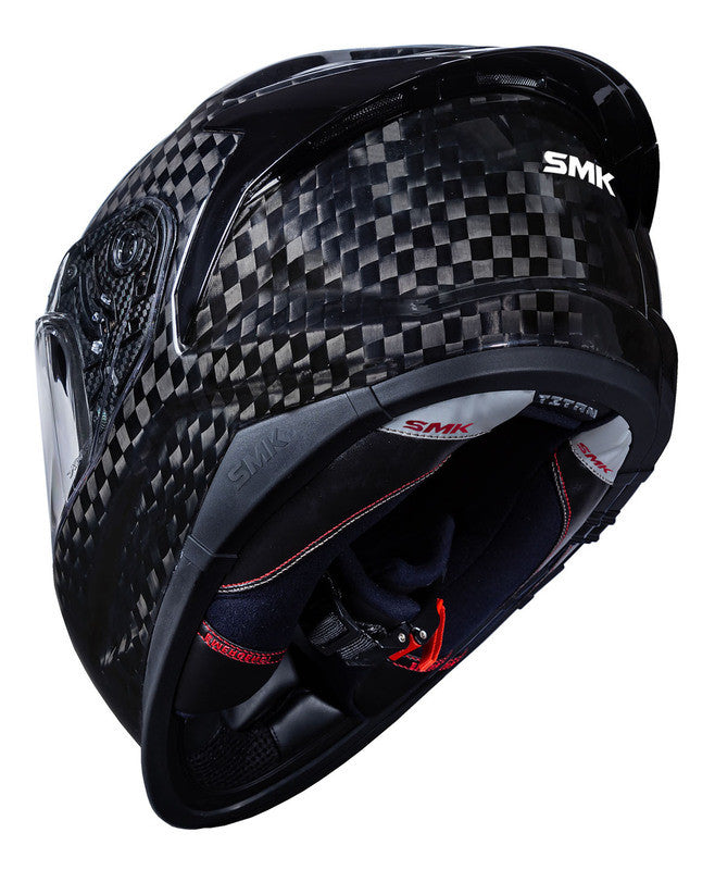 SMK Titan V2 Carbon Gloss Black Helmet
