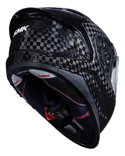 SMK Titan V2 Carbon Gloss Black Helmet