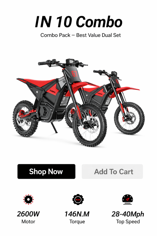 Yozma 10" Pro High-Performance Electric Dirt Bike